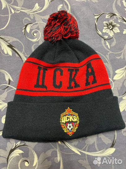 Зимняя шапка цска