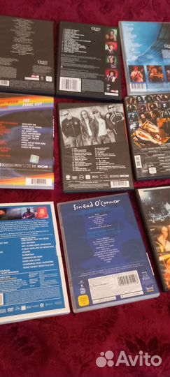 DVD музыка, Queen, Rainbow, Metallica, Nirvana