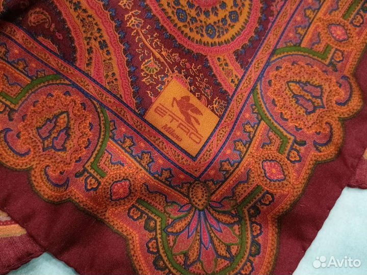 Брендовый платок etro оригинал, нат шелк