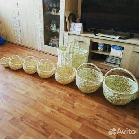 Корзина плетеная