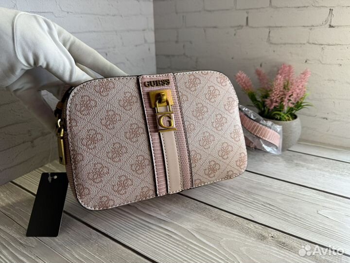 Сумка Guess ginevra (cross-body)pink