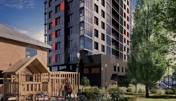 2-к. квартира, 64,3 м², 5/18 эт.