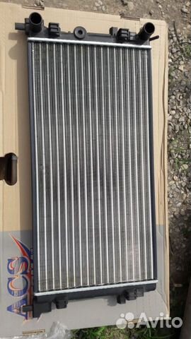 Фольцваген поло седан, радиатор охлаждения