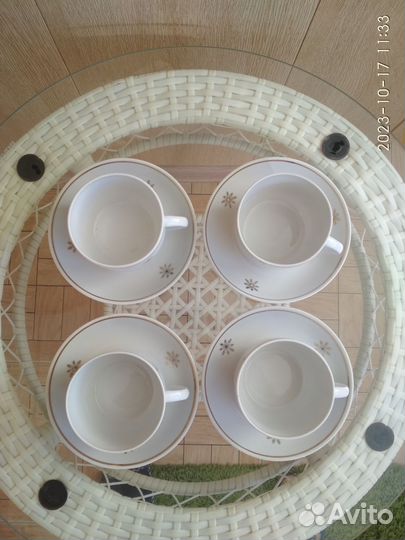 Чайная пара - тонкий фарфор