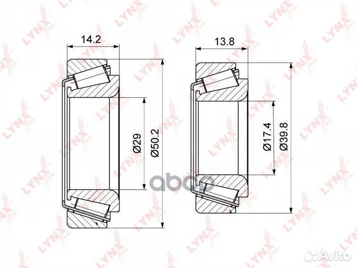 Подшипник ступ.audi 100/80/VW