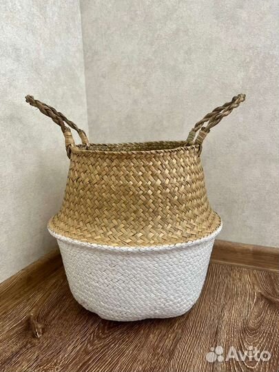 Корзина плетеная большая