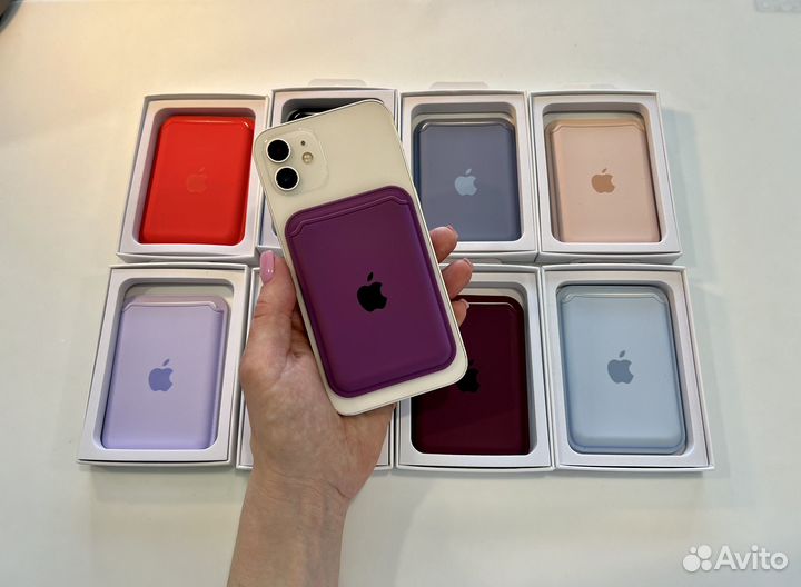 Кард холдер Silicone Wallet MagSafe