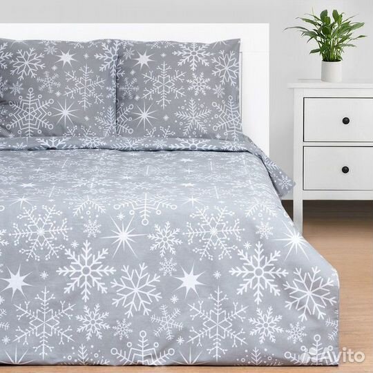 Постельное бельё Этель 2 сп Snowfall 175х215 см, 2