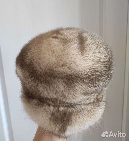 Берет кепка норковая р 54 56 шапка