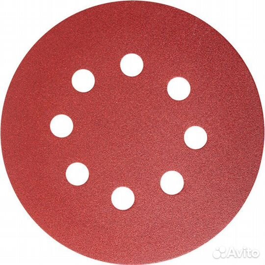 Диск шлифовальный d125 мм P240 на липучку бумажная