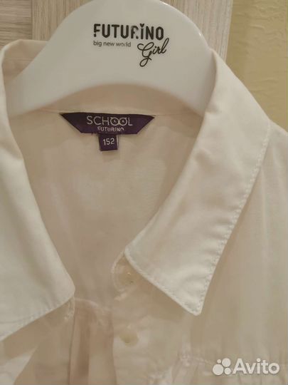 Рубашка, блузка школьная 152