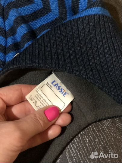 Шапка для мальчика демисезонная 50 размер Lassie