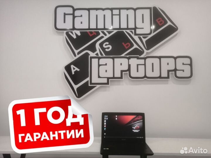 Игровой ноутбук asus Full HD i7/GTX 1060/16GB
