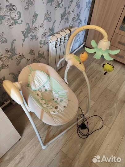 Электронные качели для новорожденных