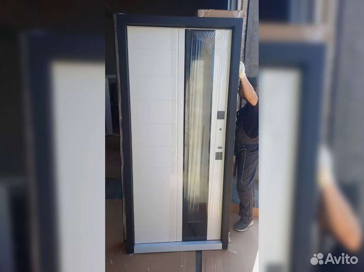 Входная дверь nord с терморазрывом и стеклопакетом