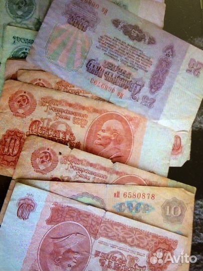 Монеты СССР и банкноты разные