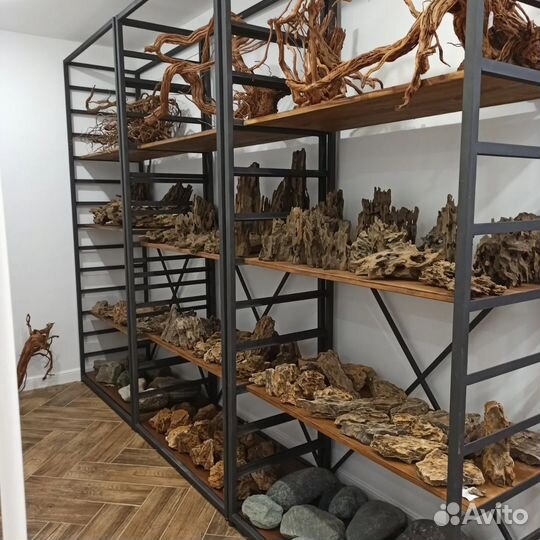 Аквариумы, тумбы, декор, растения