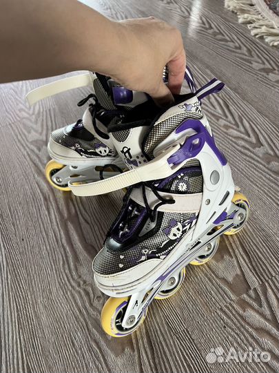 Роликовые коньки детские раздвижные