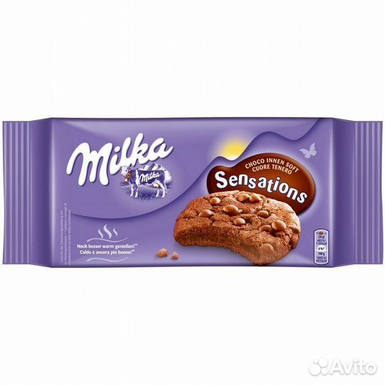 Печенье Milka Sensations Soft Inside Choco 156 г