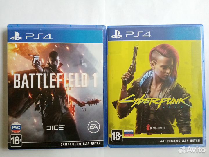 Battlefield 1 и Cyberpunk 2077 PS4 обмен