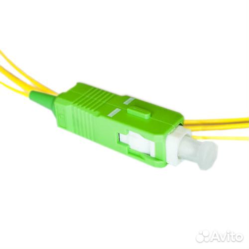 Шнур оптический монтажный SM-0.9-SC/APC, 1,5 метра