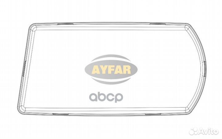 Af c11801 стекло фары lh scania p g r t ayfar 340