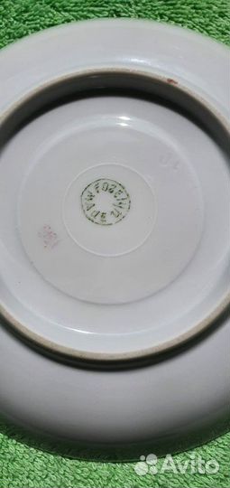 Блюдце 1930-е годы СССР Дулево