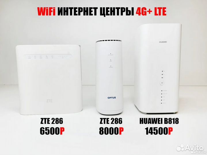 4G Модем WiFi Роутер Интернет Центр и Антенна