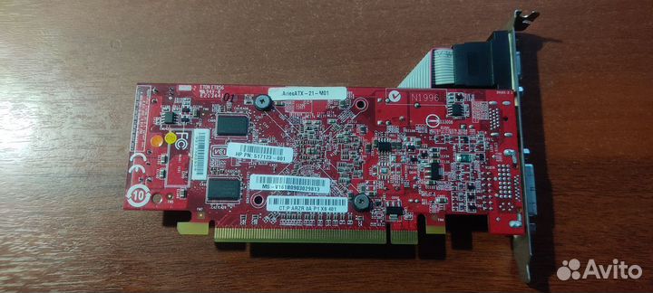 Видеокарта radeon HD 4350 512 мб DVI VGA hdmi:
