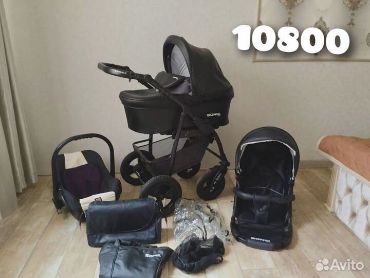 Коляска 3в1 много разных