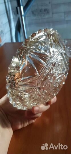 Пепельница хрусталь