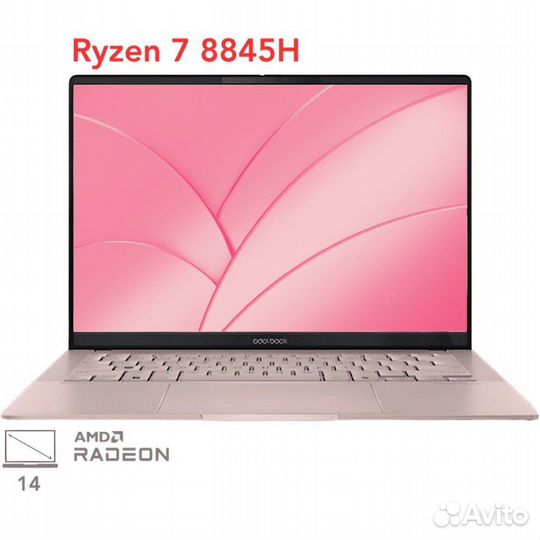 Asus Adolbook 14 air Gold Oled 2024 R7-8845H 32/1