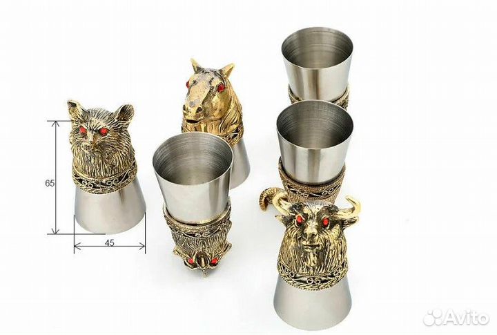 Стопки Рюмки перевёртыши Подарочный набор