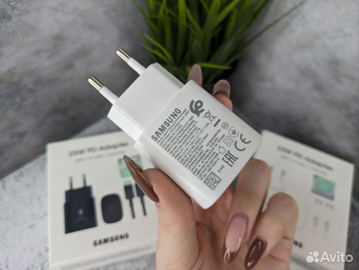 Адаптер питания Samsung 25 вт type-c разъем