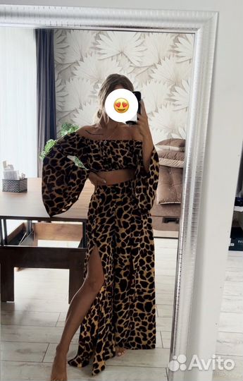 Леопардовый костюм