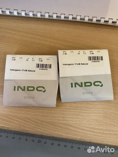 Линзы для очков -7.5