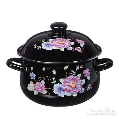 Vetta Иллюзия Кастрюля эмалированная, 20см, 2,8л