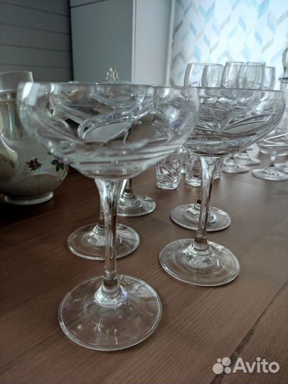 Сервиз из хрусталя. Bohemia Чехия