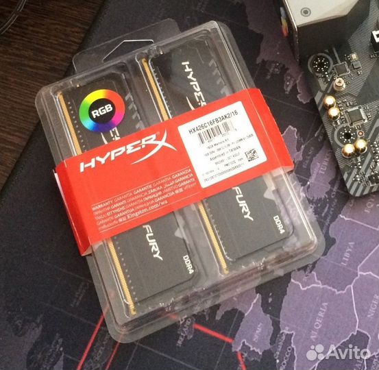 Kingston HyperX fury Black RGB 16 Gb