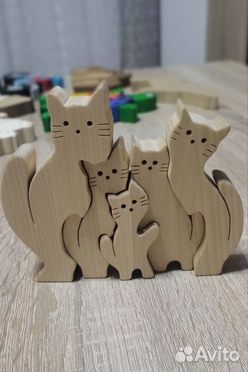 Деревянные пазлы