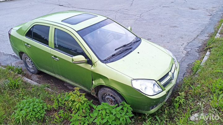 Geely MK 1.5 МТ, 2008, битый, 251 000 км