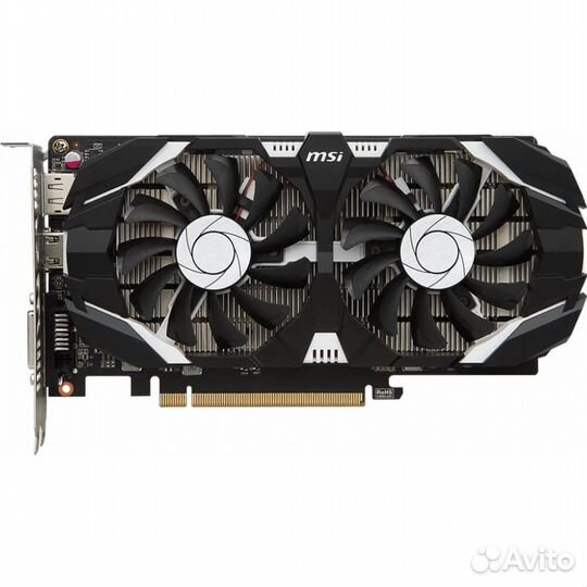 Видеокарта MSI GeForce GTX 1050 Ti OC 4 gb