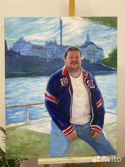 Портрет маслом на холсте на заказ Краснодар