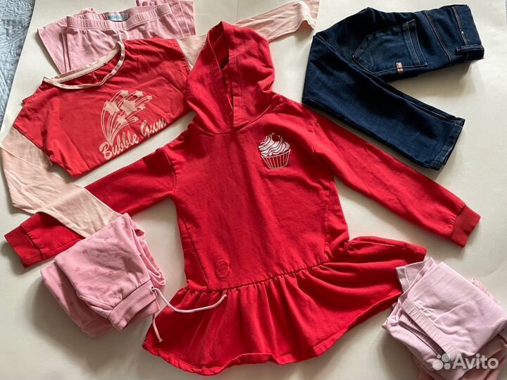Вещи пакетом для девочки 116 122 см из Стокманна
