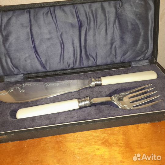 Антикварный набор для десерта клеймо epns