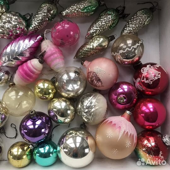 Игрушки елочные СССР раритет дед мороз