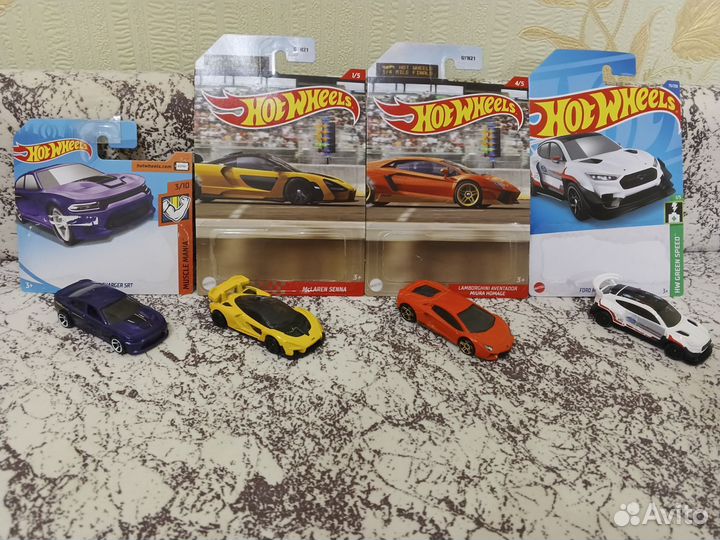 Hot wheels распакованные