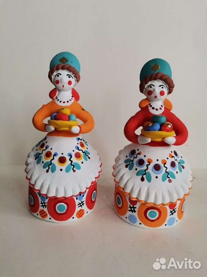 Дымковская игрушка Барыня Сувенир