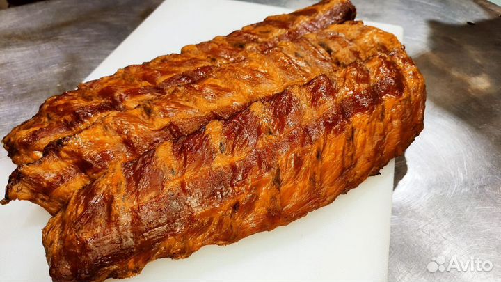 Ребра свиные копченые горячего копчения