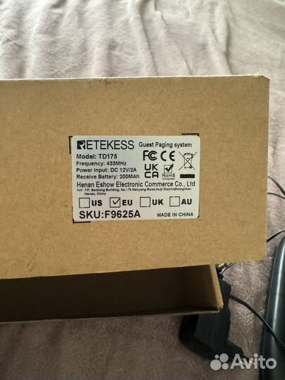 Пейджеры retekess TD-175